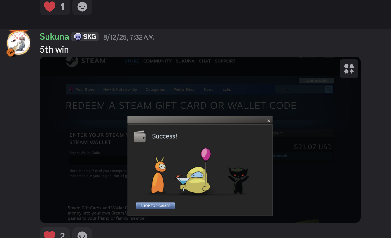 Thank you message from sukuna________