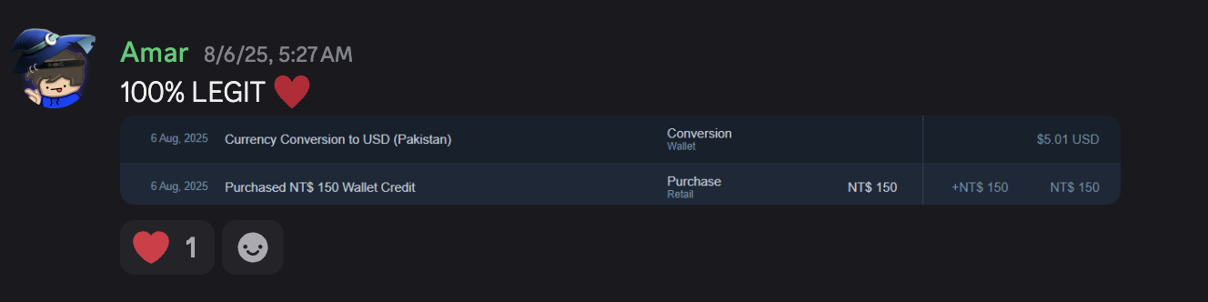 Thank you message from Amar